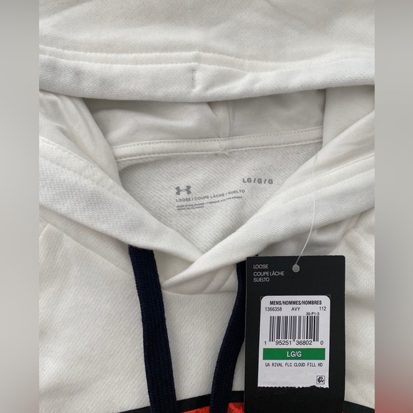 Under Armour Men's Rival Fleece Cloud Fill Loose Fit Hoodie Size Large NWT - Picture 4 of 9